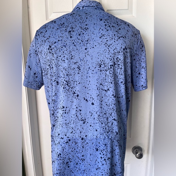 Mens Adidas Jacquard Golf Polo Shirt XL Like New - Picture 4 of 8